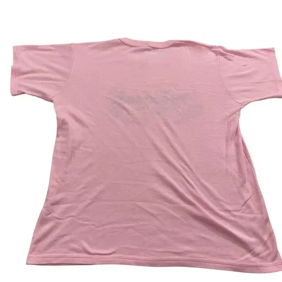 Rare VTG 80s New Zealand T-Shirt, Pink, Size M, Made in New Zealand, Seabreeze - Picture 6 of 6